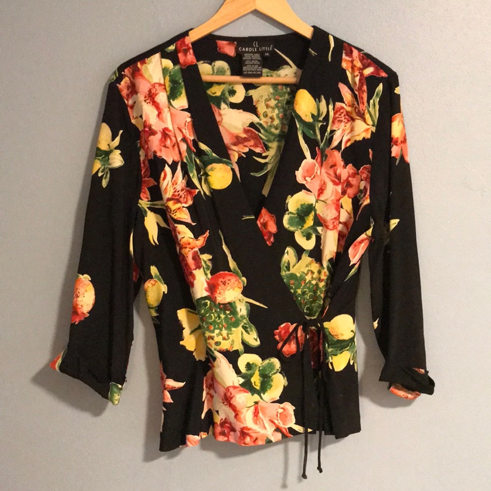 Vintage Wrap Blouse